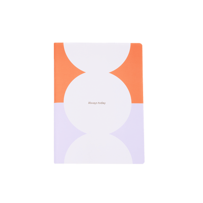HELIO FERRETTI Carnet Always today Orange/violet