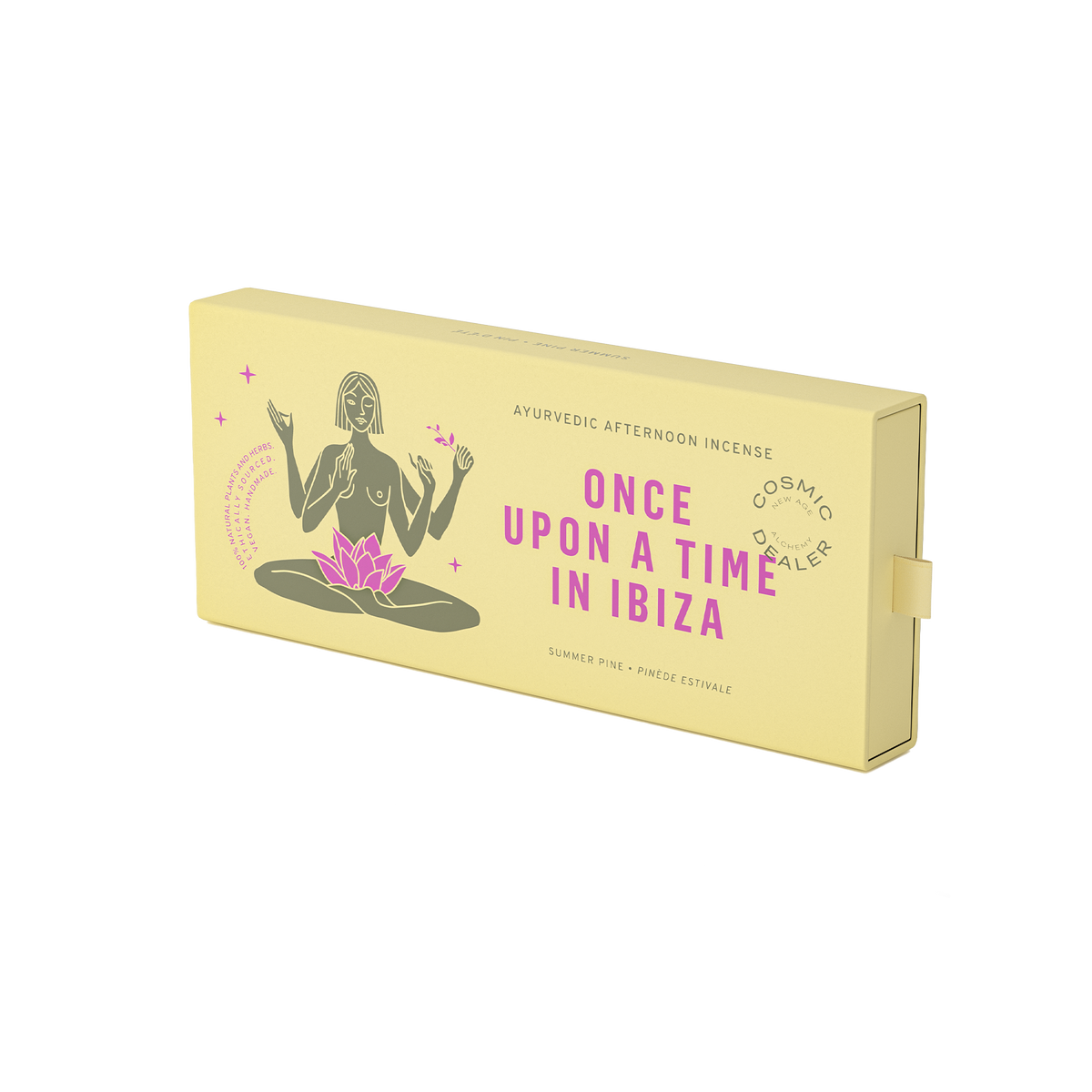 COSMIC DEALER Bâtons d'encens Il était une fois à ibiza summer pine Jaune