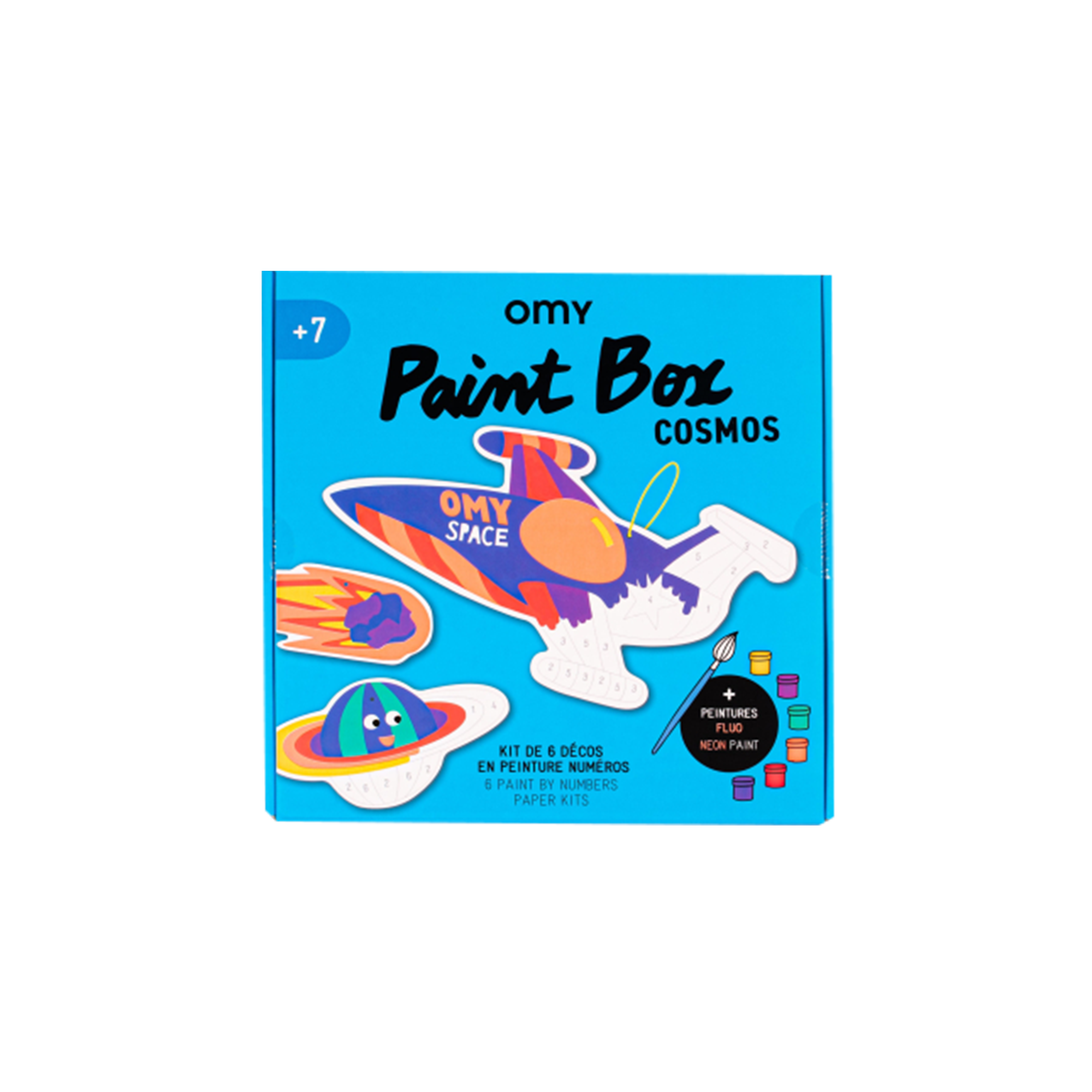 OMY Kit de peinture Cosmos Bleu
