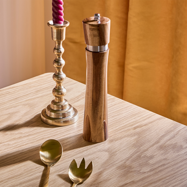 Moulin à épices MELLAN coloris brun