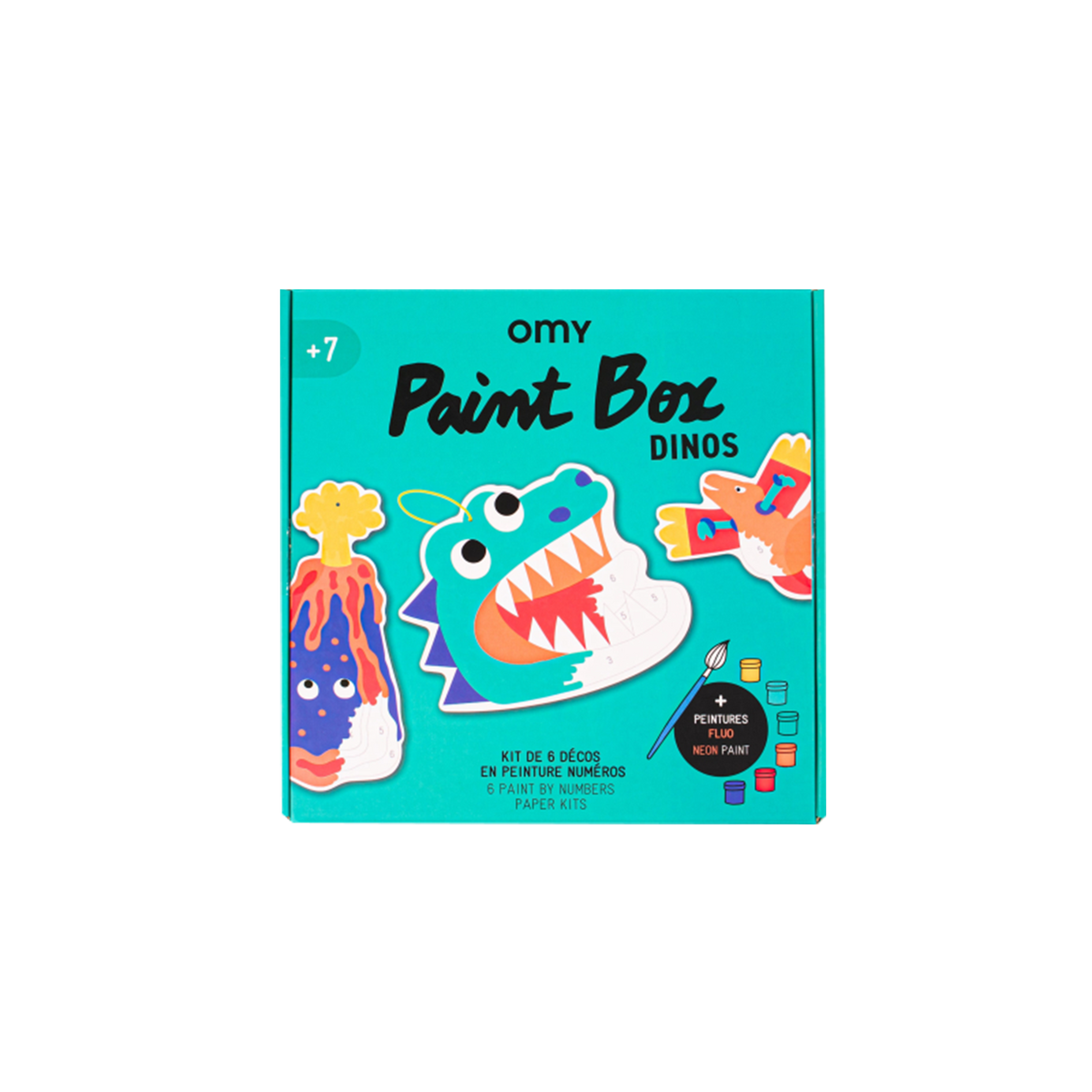 OMY Kit de peinture Dinos Vert