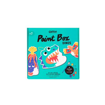 OMY Kit de peinture Dinos Vert