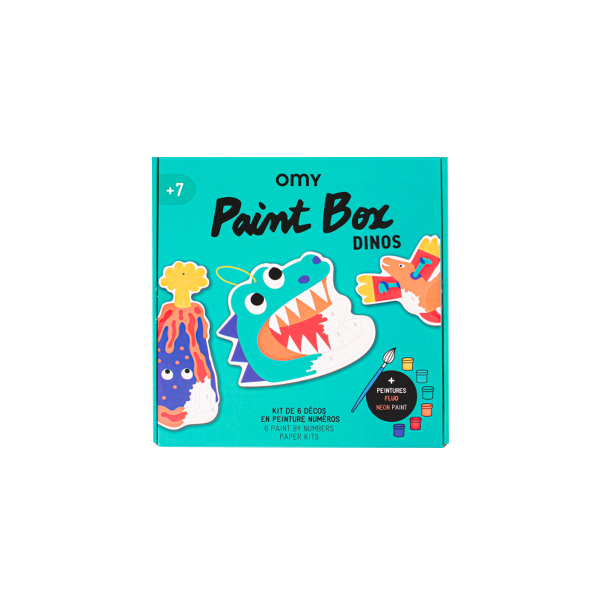OMY Kit de peinture Dinos Vert