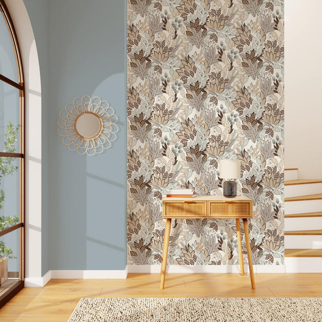 Papier peint intissé PALMYRA coloris multicolore