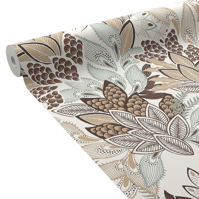 Papier peint intissé PALMYRA coloris multicolore