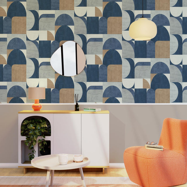 Papier peint intissé VADIM coloris multicolore