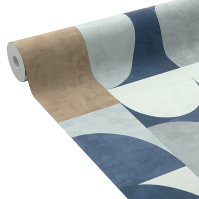 Papier peint intissé Vadim Multicolore