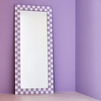 4MURS Miroir Digital damier Lavande
