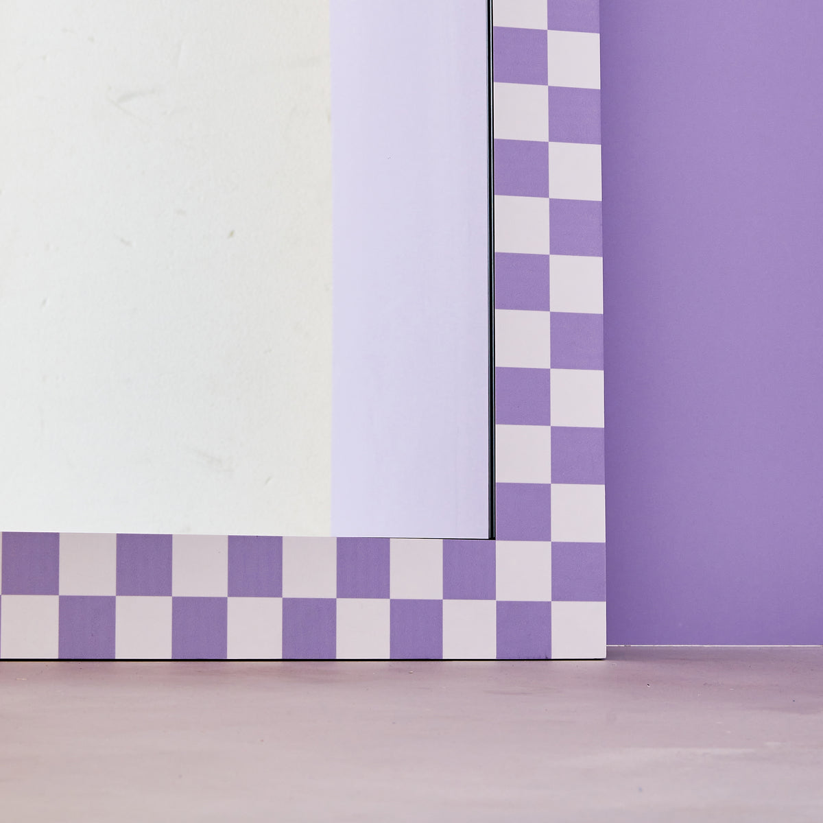 4MURS Miroir Digital damier Lavande