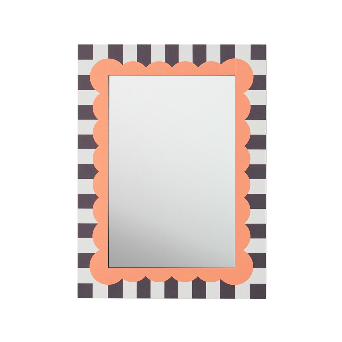 4MURS Miroir Mika Orange / noir / blanc