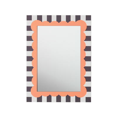 4MURS Miroir Mika Orange / noir / blanc
