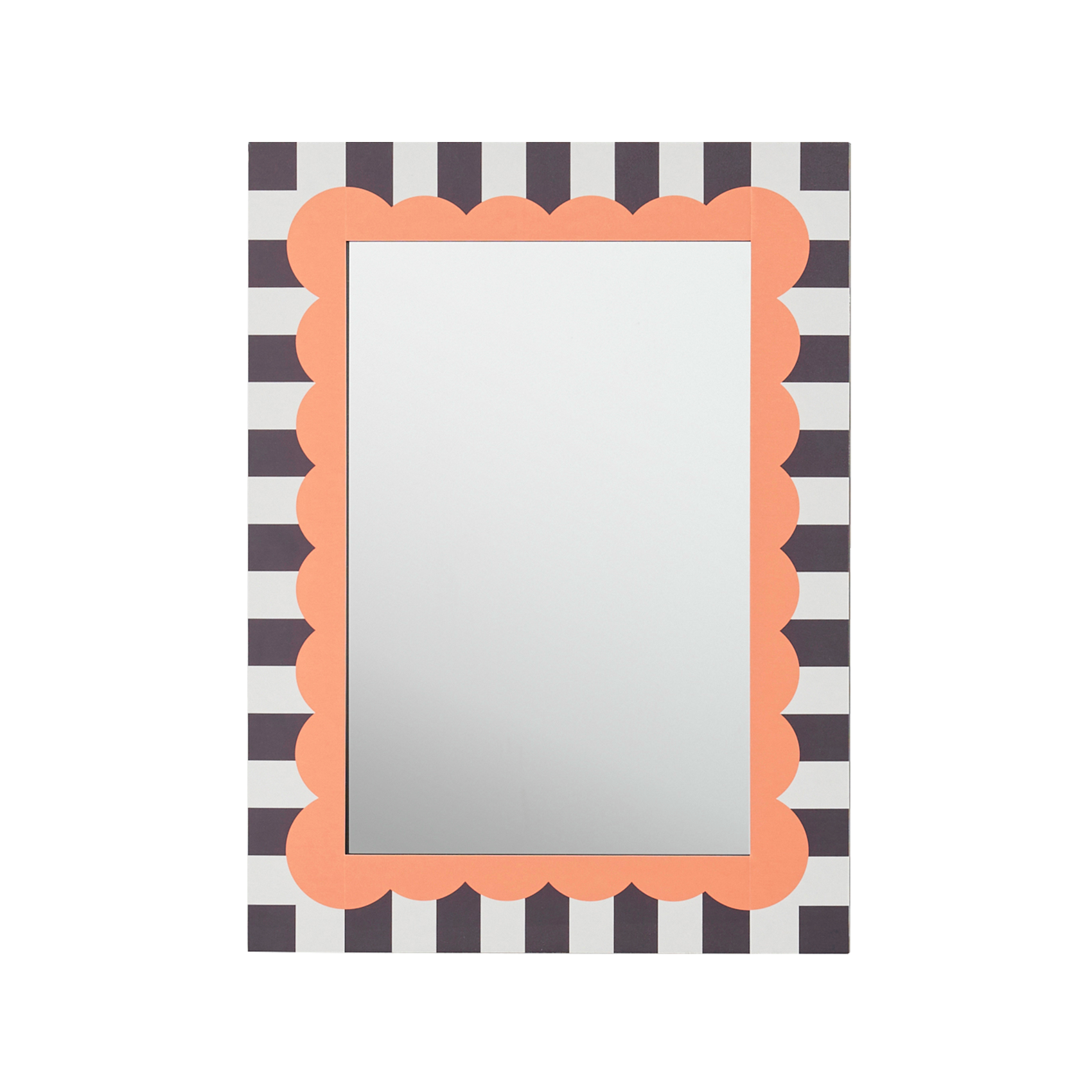 4MURS Miroir Mika Orange / noir / blanc