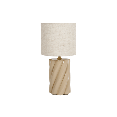 OSTARIA Lampe à poser Twist Beige