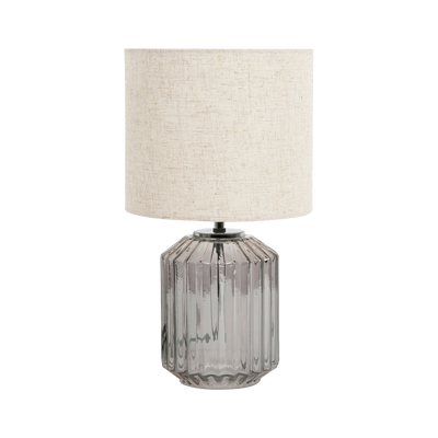 Lampe à poser Cristal Transparent grisé