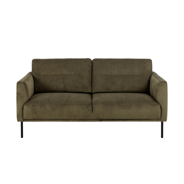Canapé GRAHAM coloris vert olive 2 places