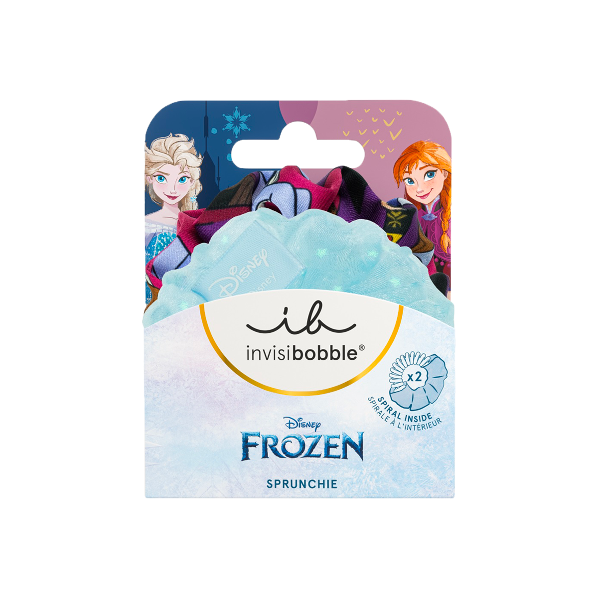 INVISIBOBBLE Élastiques Sprunchie disney frozen Bleu