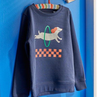 4MURS Sweat-shirt Chachien Bleu marine