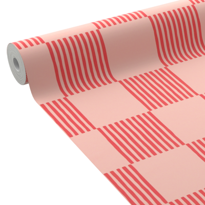 4MURS Papier peint intissé Damien Rose poudré