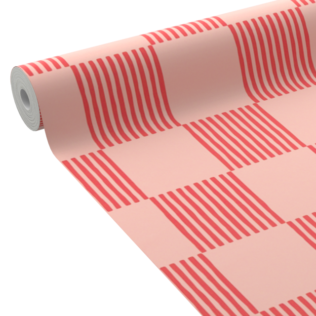 4MURS Papier peint intissé DAMIEN coloris rose poudré