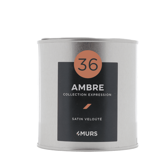 Expression Peinture Peinture ambre Satiné 0,5 L