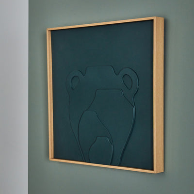 4MURS Tableau Jarre Vert