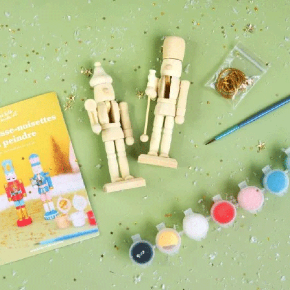 LA PETITE ÉPICERIE Kit de peinture Mes casse noisettes Rouge