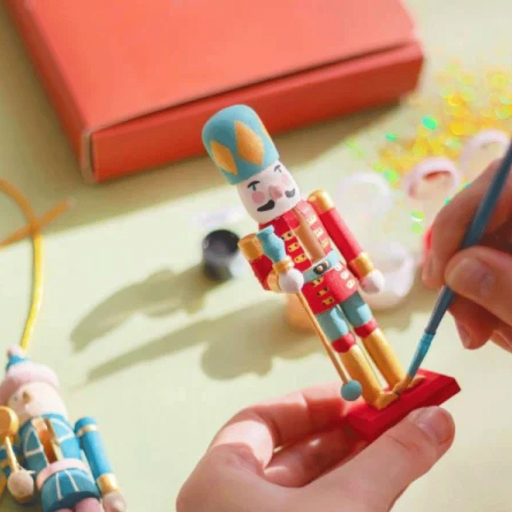 LA PETITE ÉPICERIE Kit de peinture Mes casse noisettes Rouge