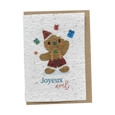 LES CARTES DE LULU Carte Joyeux noël Blanc