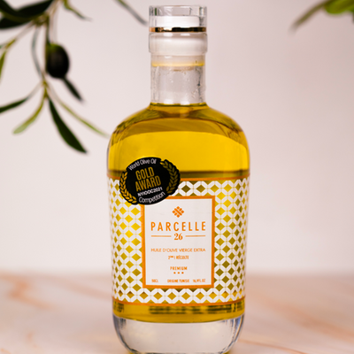 PARCELLE 26 Condiments Huile d'olive vierge extra 2eme récolte 500ML