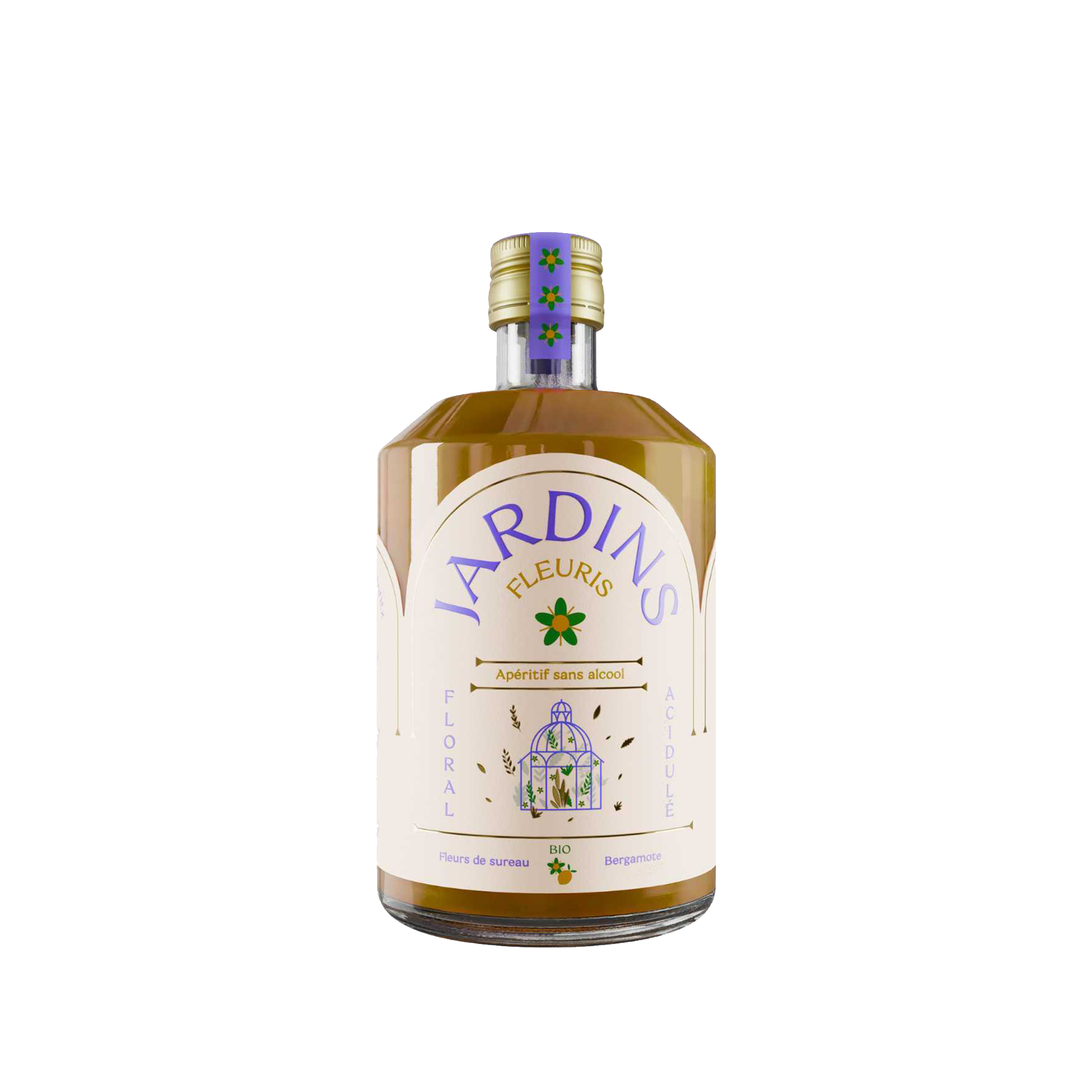 JARDINS Cocktail sans alcool Jardins fleuris 700ML