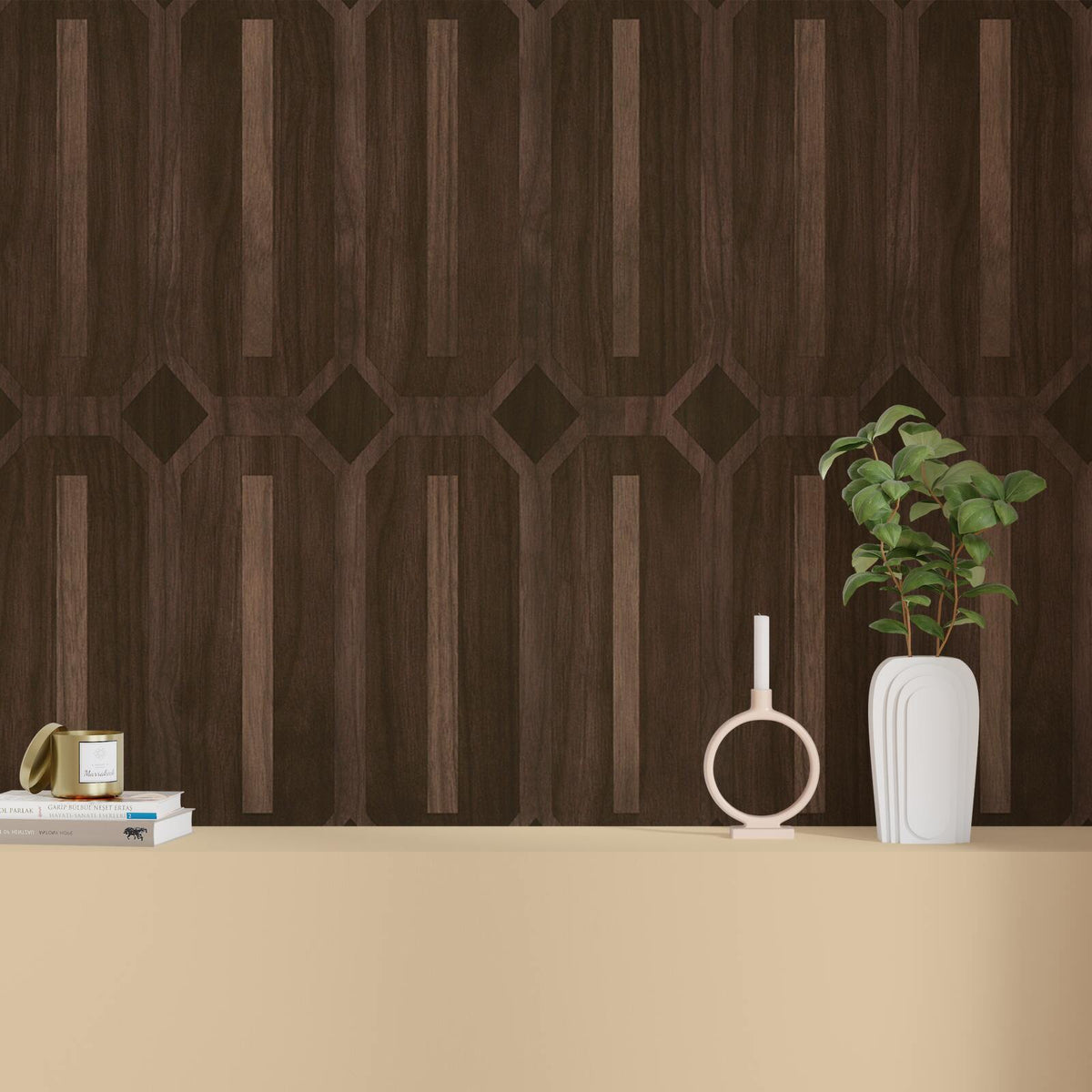 4MURS Papier peint intissé Octave Marron