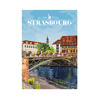 PRINTYMANIA Affiche Strasbourg Multicolore