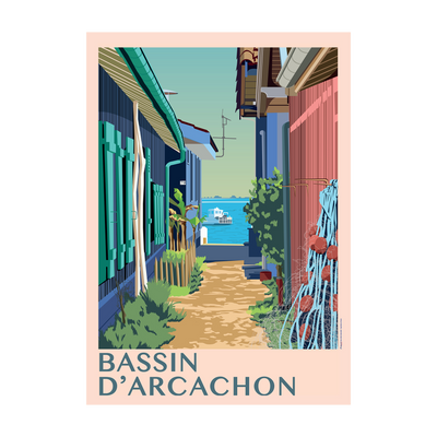 PRINTYMANIA Affiche Bassin d'arcachon Multicolore