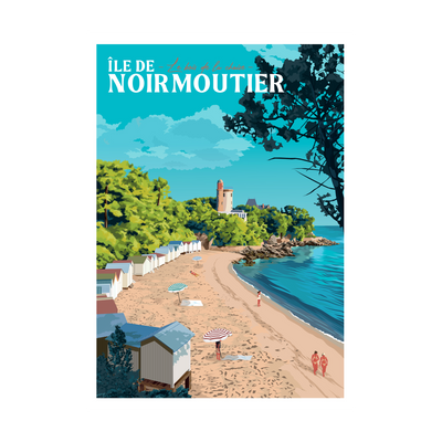 PRINTYMANIA Affiche Île de noirmoutier Multicolore