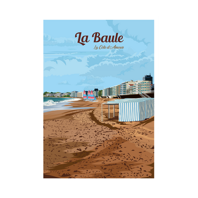 PRINTYMANIA Affiche La baule Multicolore