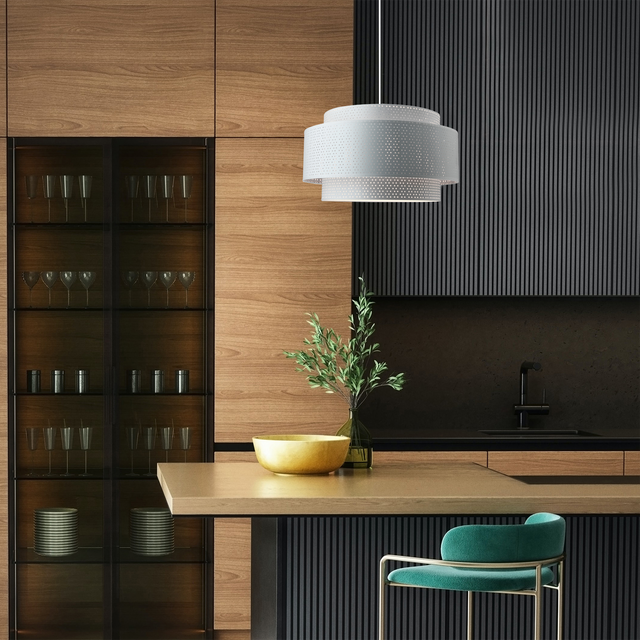 4MURS Suspension MARKUS coloris blanc 29 x 38 cm