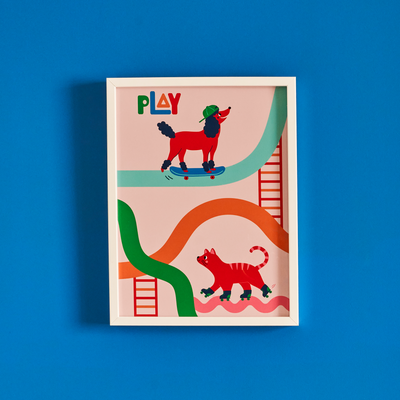 4MURS Image encadrée Play Multicolore