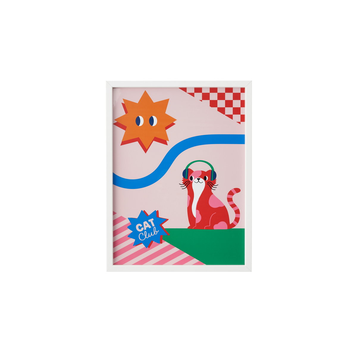 4MURS Image encadrée Cat club Multicolore