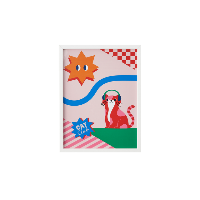 4MURS Image encadrée CAT CLUB 30 x 40 cm