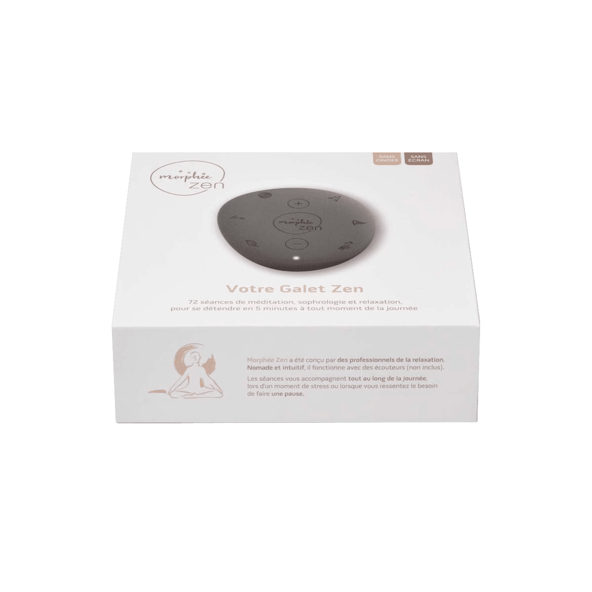 MORPHÉE Galet anti-stress Morphée zen Gris