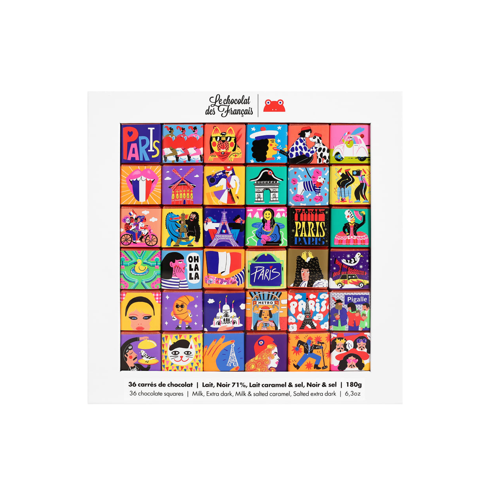 LE CHOCOLAT DES FRANÇAIS Coffret Paris 180G