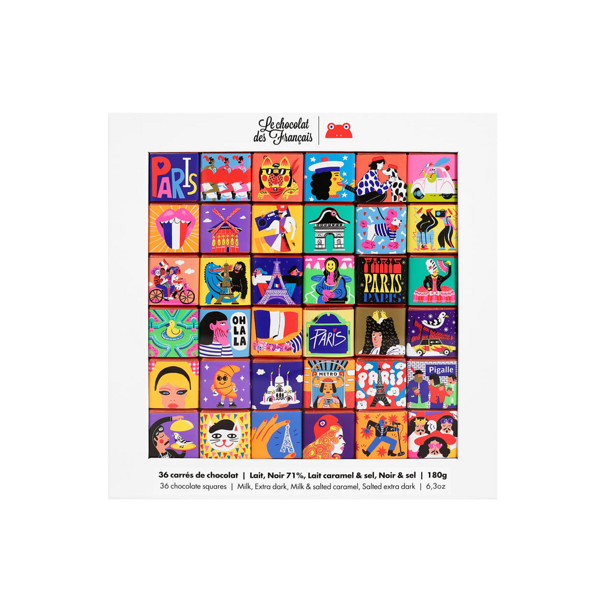LE CHOCOLAT DES FRANÇAIS Coffret Paris 180G