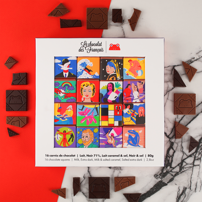 LE CHOCOLAT DES FRANÇAIS Coffret Chocolat art 80G