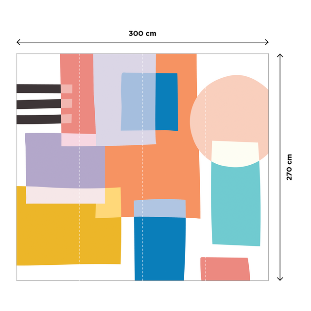 4MURS Papier peint panoramique XL CAMILO 300 x 270 cm