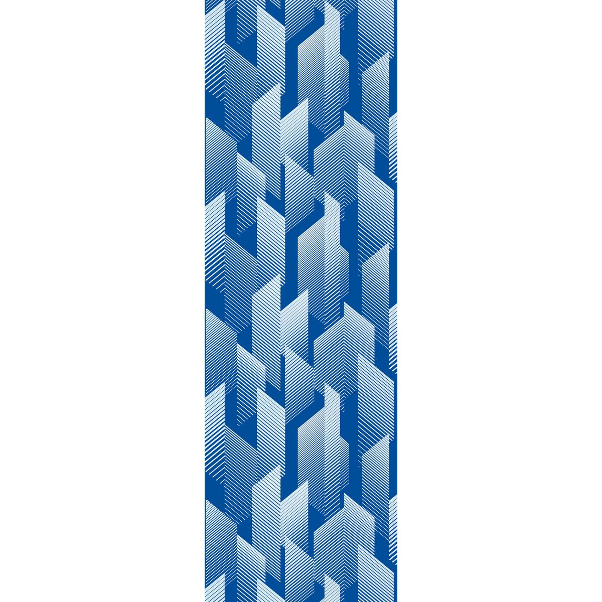 4MURS Papier peint intissé Bruce Bleu électrique