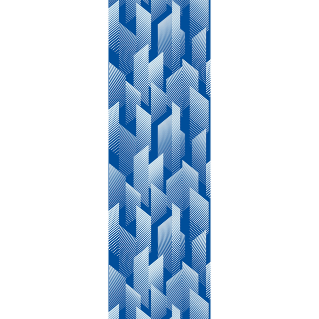 4MURS Papier peint intissé BRUCE coloris bleu électrique