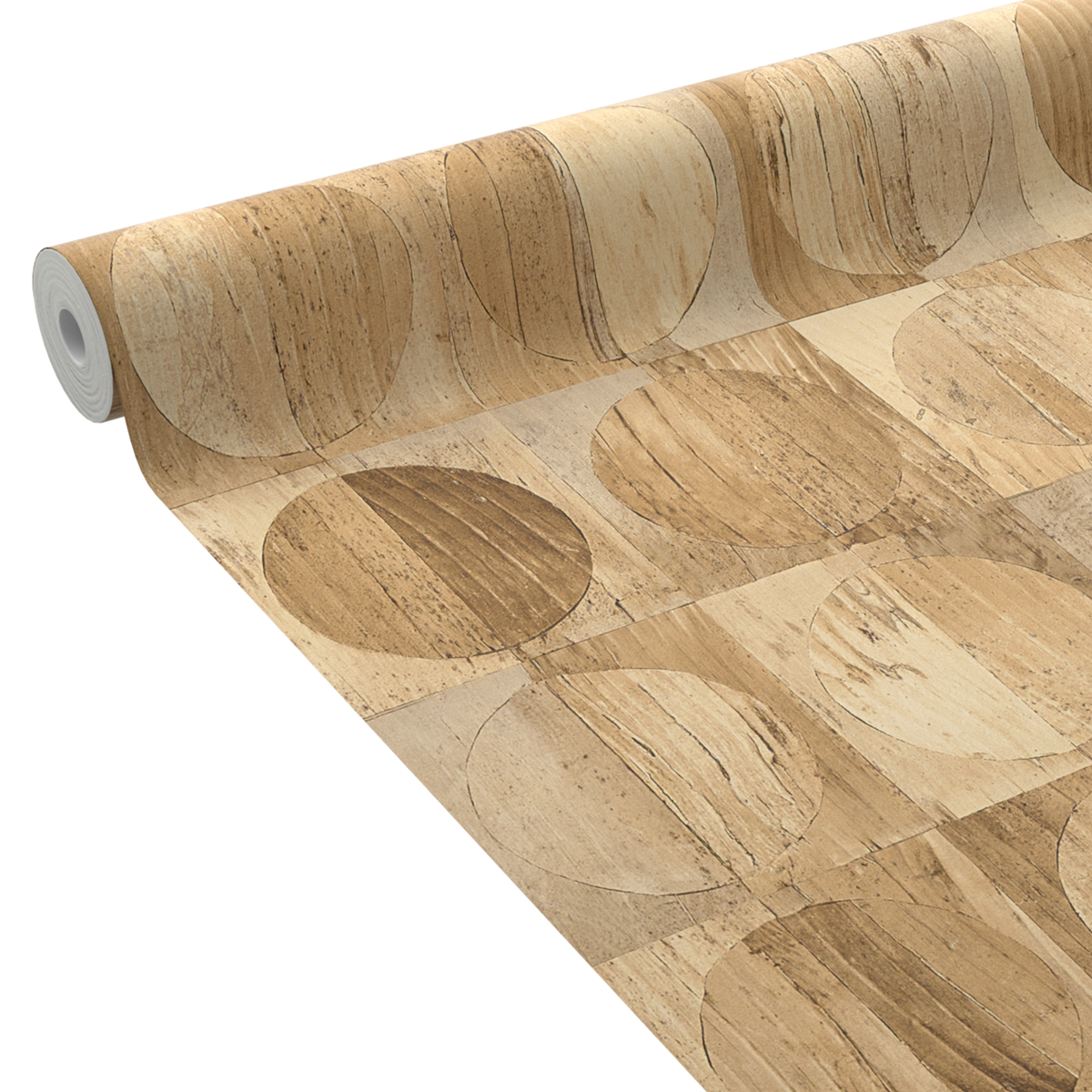 4MURS Papier peint intissé Albay Brun doré