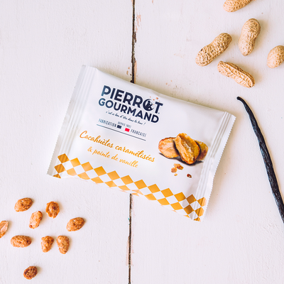 PIERROT GOURMAND Confiserie Les pépites - cacahuètes caramélisées 45G