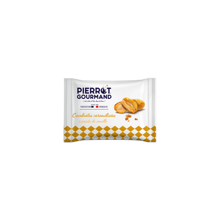 PIERROT GOURMAND Confiserie Les pépites - cacahuètes caramélisées 45G