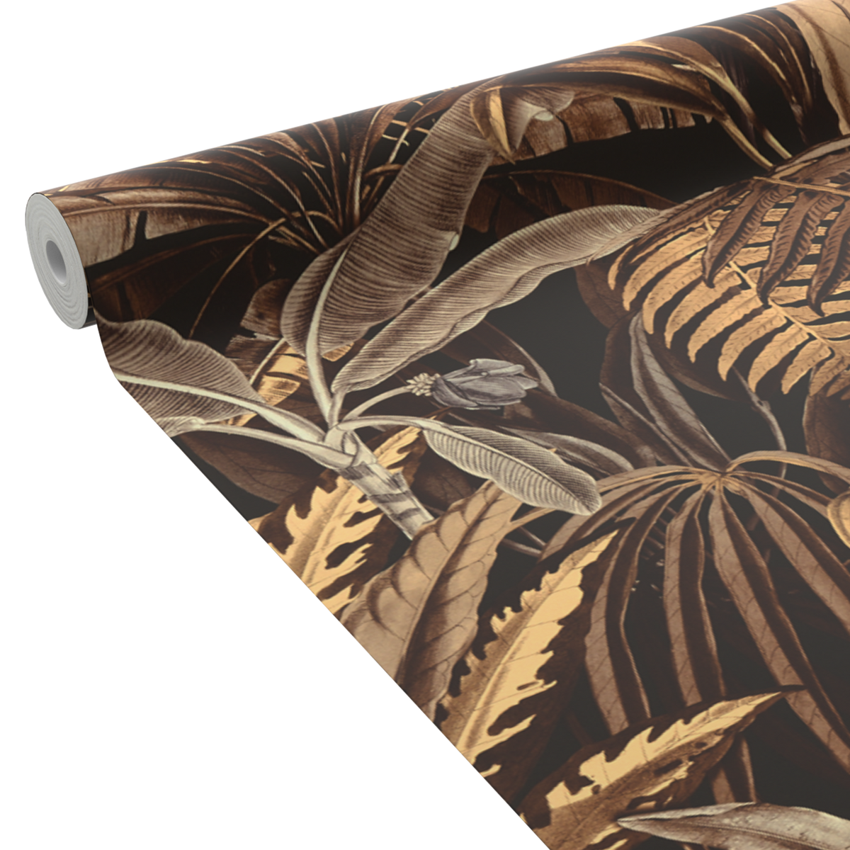 Papier peint intissé Auriane Noir